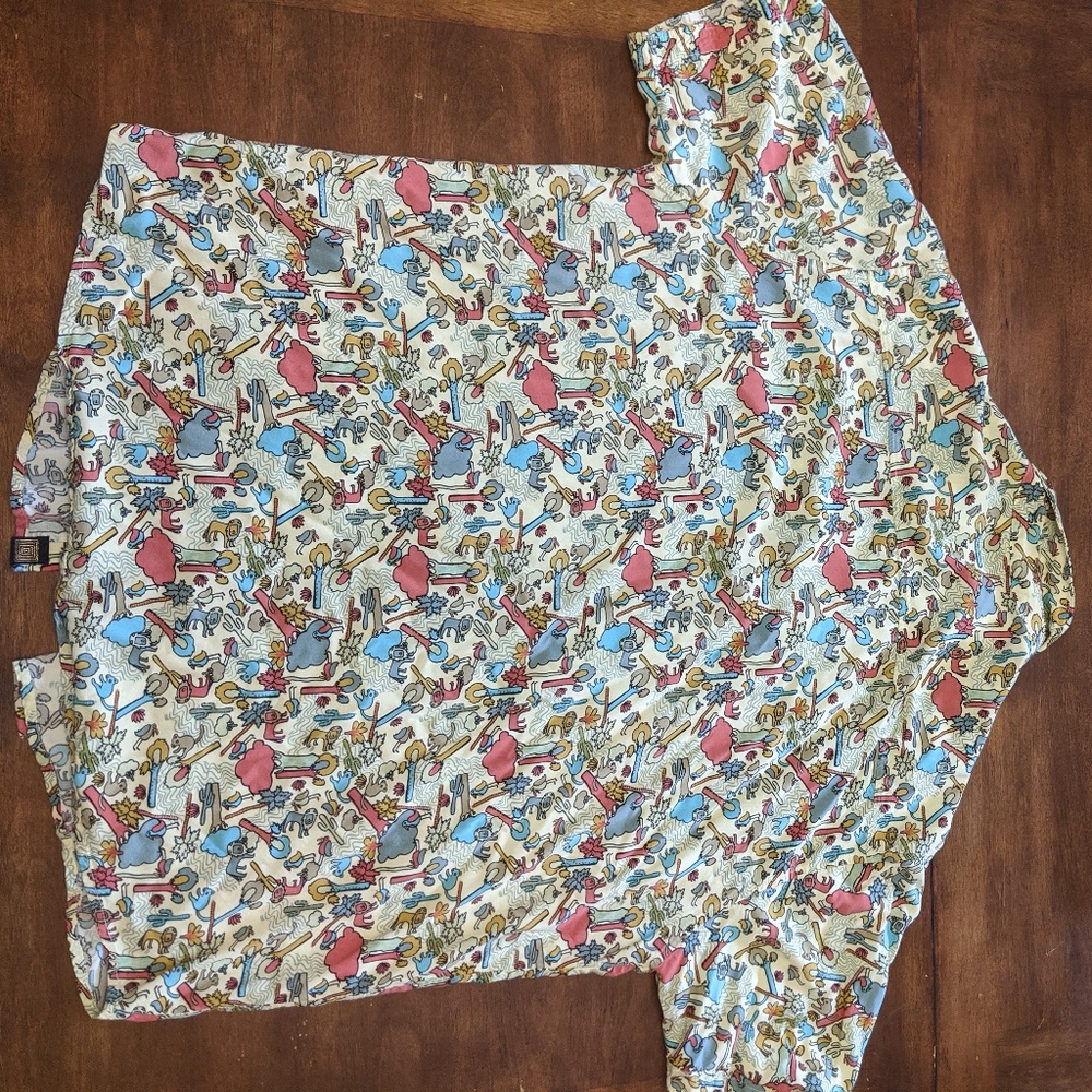 Men's Animal Print Button Up